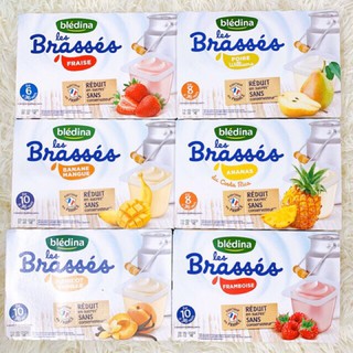 SỮA CHUA PHÔ MAI BLEDINA BRASSES ( vỉ 6 hộp *95gr) date T1/2022