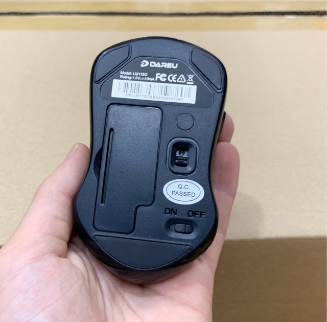 Chuột Dareu LM115G Black/Pink không dây- có nút trợ năng- bắt xa 10m | BigBuy360 - bigbuy360.vn