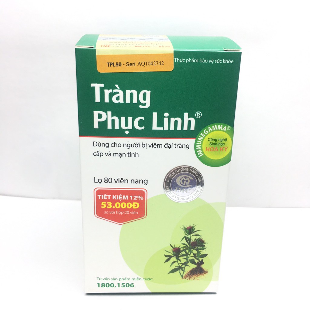 Tràng Phục Linh (Lọ 80 viên)