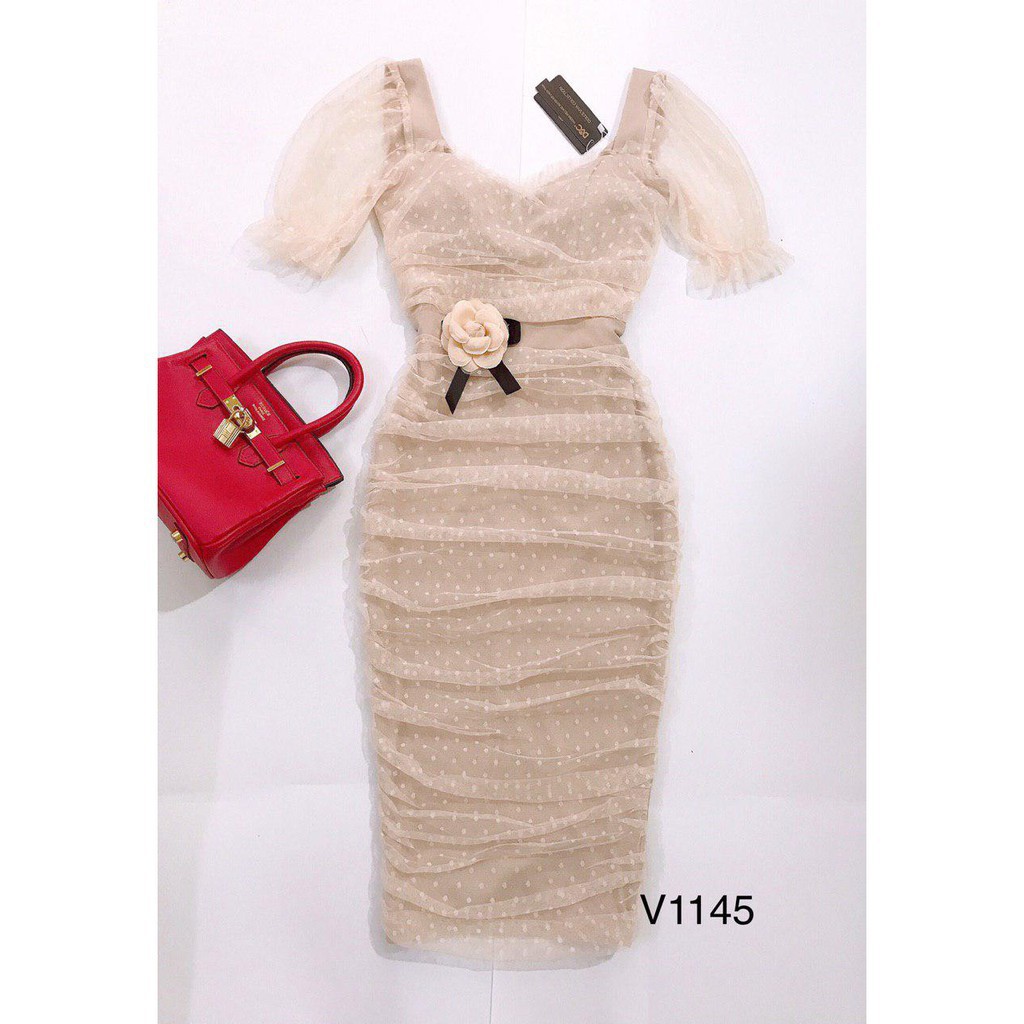 [ xả kho ] MiD Đầm dự tiệc umi đáp ren V1145 Mie Design kèm ảnh thật