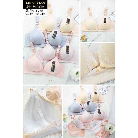 Áo lót bầu thái 527 màu sắc cực xinh- mềm mịn có cúc mở tiện lợi