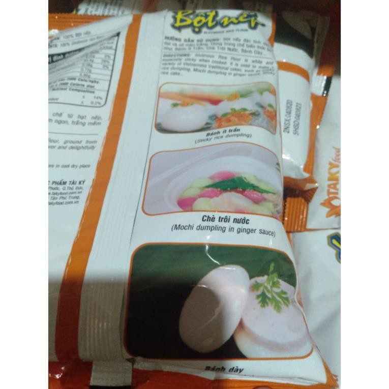 Bột nếp tài ký làm bánh ít trần,chè trôi nước ,bánh dày...