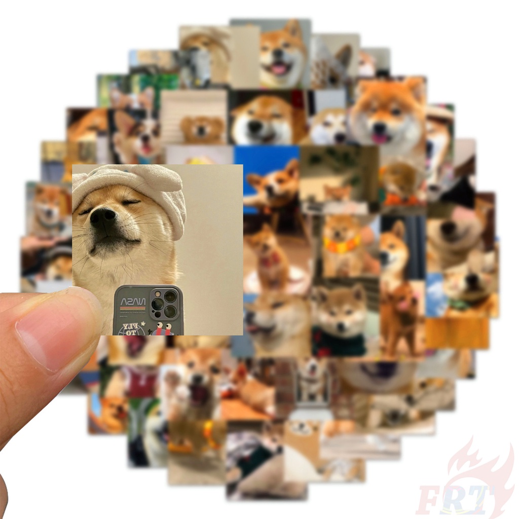 ❉ Shiba Inu &amp; Corgi Series 01 Stickers ❉ 54Pcs/Set Waterproof DIY Fashion Decals Doodle Stickers