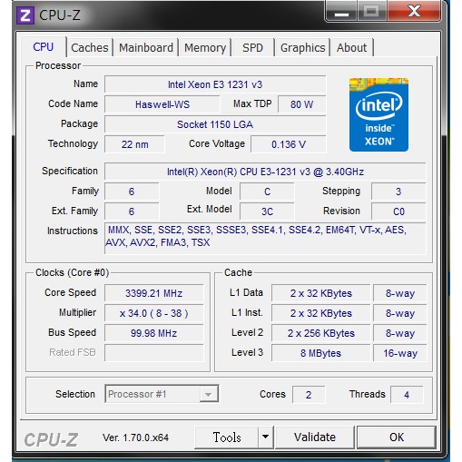 Xả kho bán 50 con CPU Intel Xeon E3-1231v3 ( Up to 3.8Ghz/ 8Mb cache ) | BigBuy360 - bigbuy360.vn