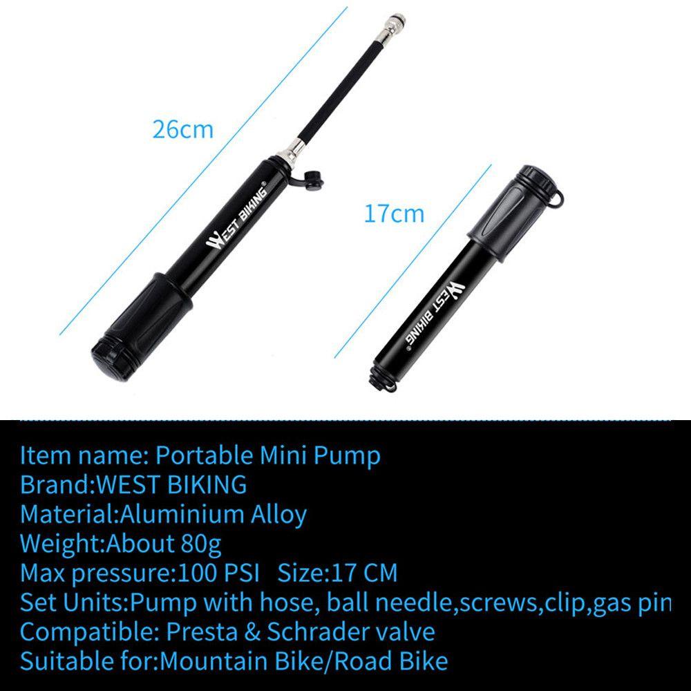 EUTUS Bơm Xe Đạp Thể Thao Mini 100PSI