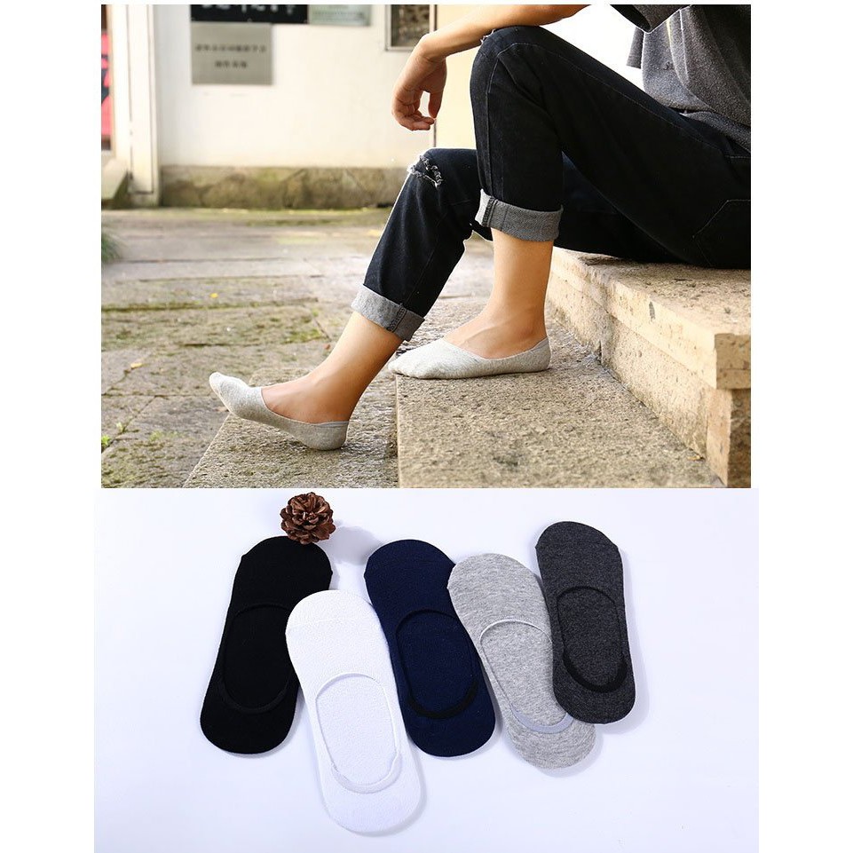 Combo 2 Tất vớ không cổ Nam Nữ