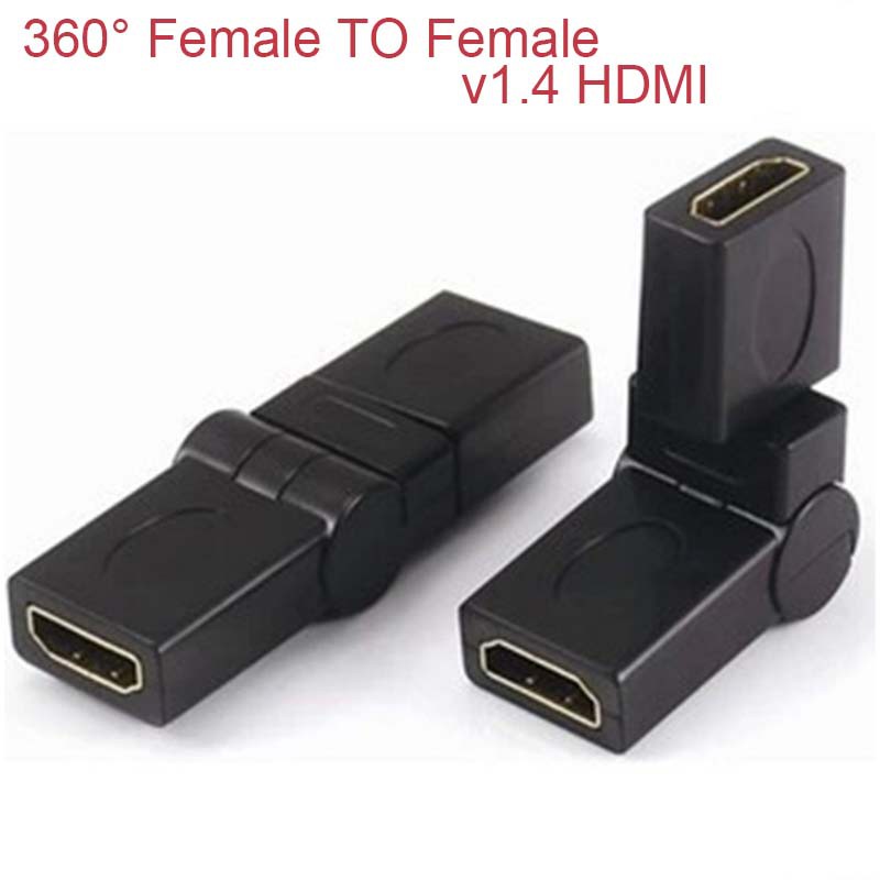 Đầu nối dây cáp HDMI 360 độ V1.4 cái sang cái tiện dụng