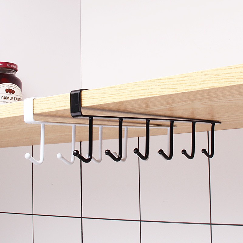 Giá treo 6 móc kẹp tủ tiện dụng tiết kiệm diện tích