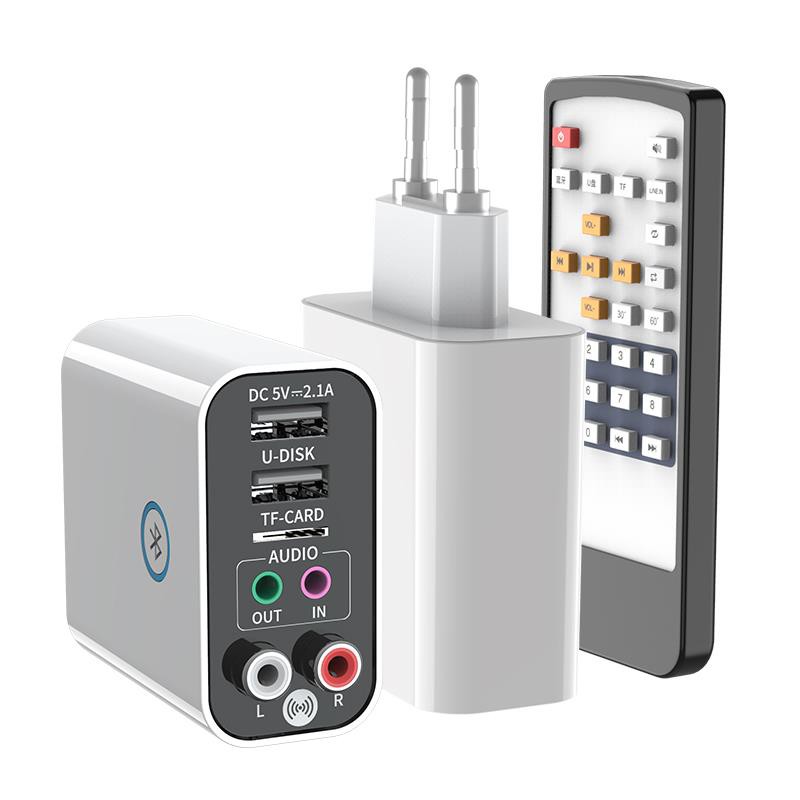 Thiết Bị Thu Phát Âm Thanh 2 Trong 1 bluetooth 5.0 qc2.0 3.5mm aux rca tf Đĩa u