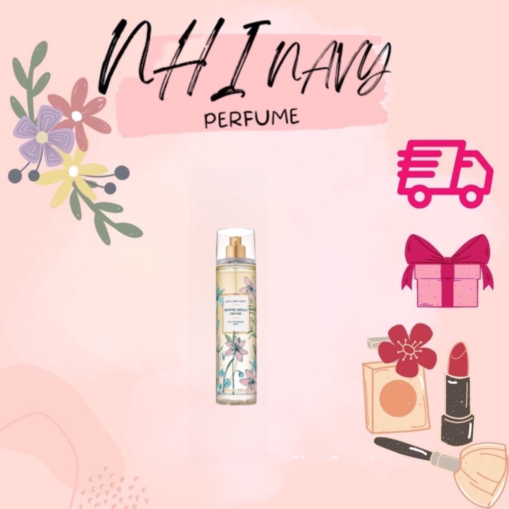 Whipped Vanilla Chiffon | Xịt Thơm Toàn Thân Bath & Body Works
