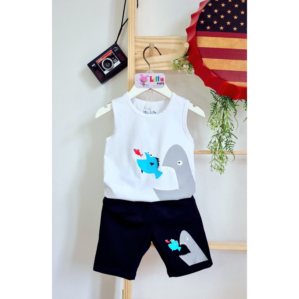 SET THUN IN CÁ MẬP CHO BÉ TRAI