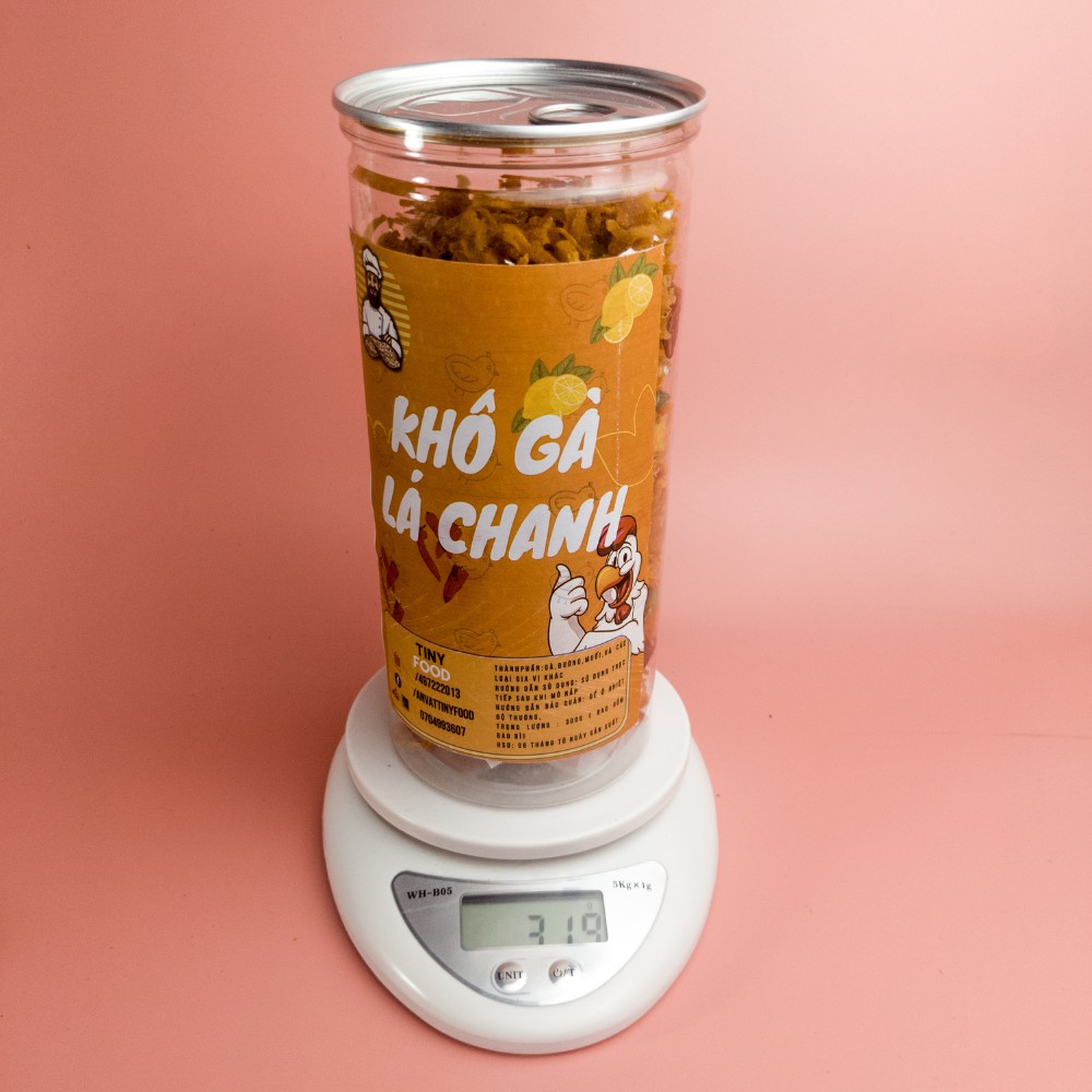 Khô gà lá chanh cay,gà khô lá chanh 100g,300g,Tiny Food đồ ăn vặt Đà Nẵng | BigBuy360 - bigbuy360.vn
