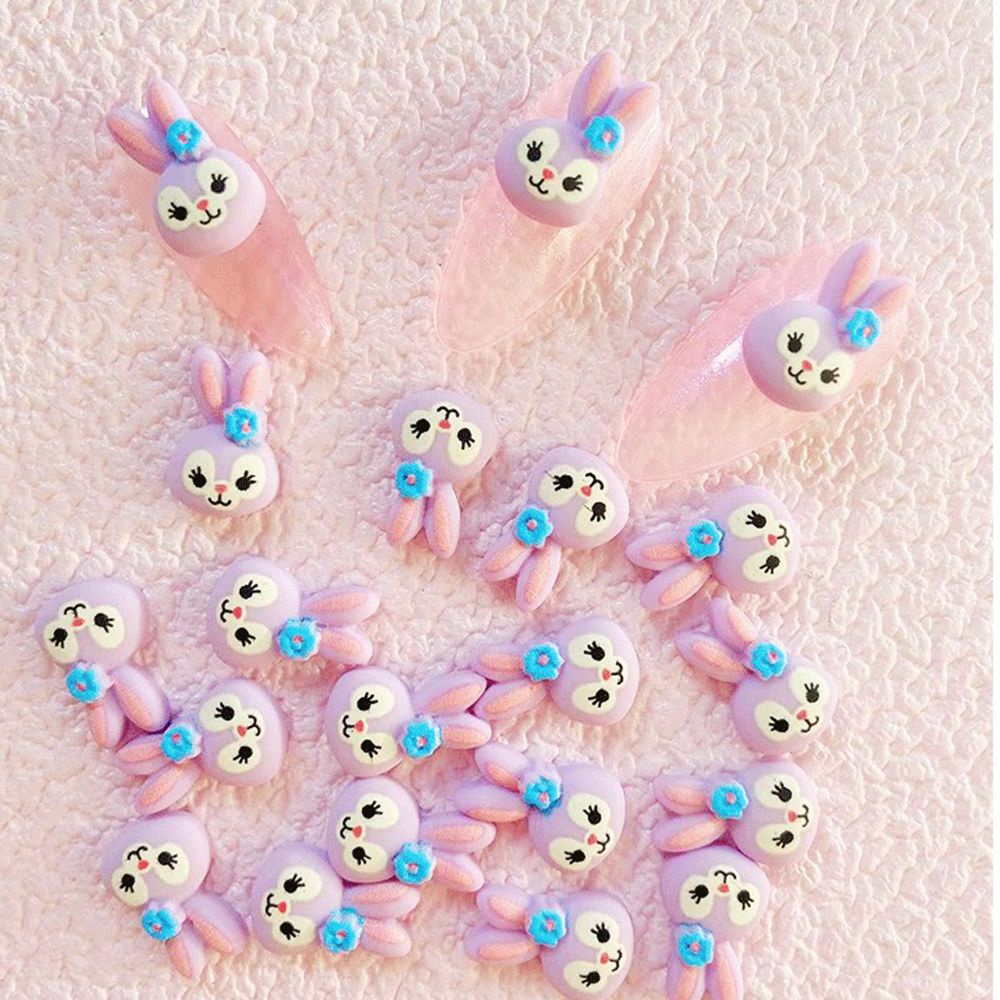 [Hàng mới về] Phụ kiện trang trí móng tay hình hổ 3d thời trang diy