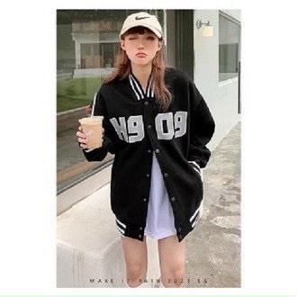 ÁO KHOÁC DÙ BOMBER PHỐI HẠO TIẾT H909 THỜI TRANG SIÊU XINH PHONG CÁCH ẤN TƯỢNG