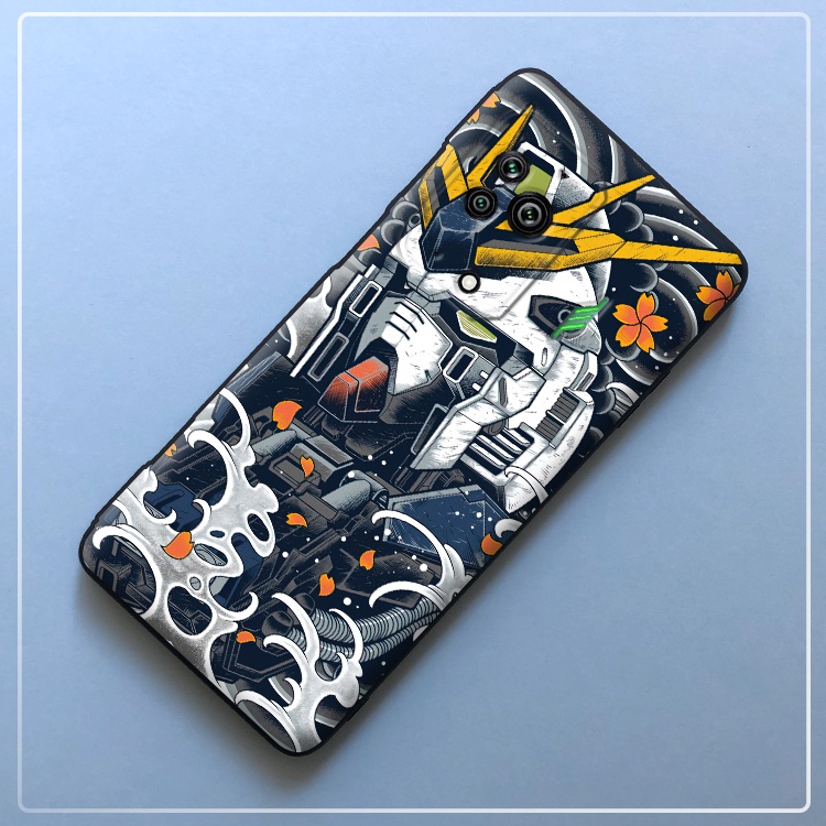 Ốp Điện Thoại Silicone Mềm Dạng Nhám Họa Tiết Gundam Illustration Cho Xiaomi Black Shark 5 5pro 4 4Pro
