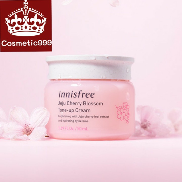 auth 100% Kem Dưỡng Trắng Da Nâng Tone Tức Thì Innisfree Jeju Cherry Blossom Tone Up Cream-cosmetic999