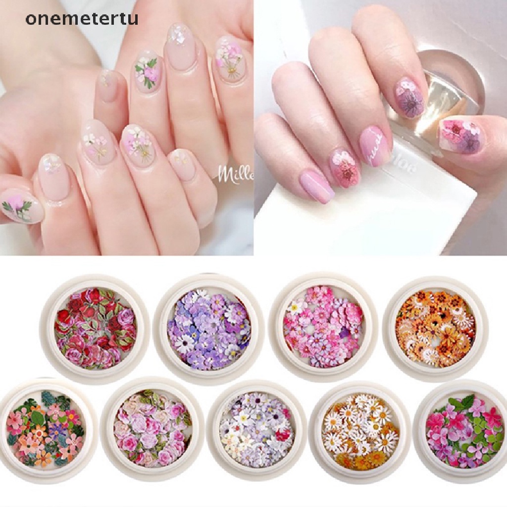 Hộp 50 Miếng Bột Gỗ Hình Hoa Hồng Trang Trí Móng Tay Nghệ Thuật DIY