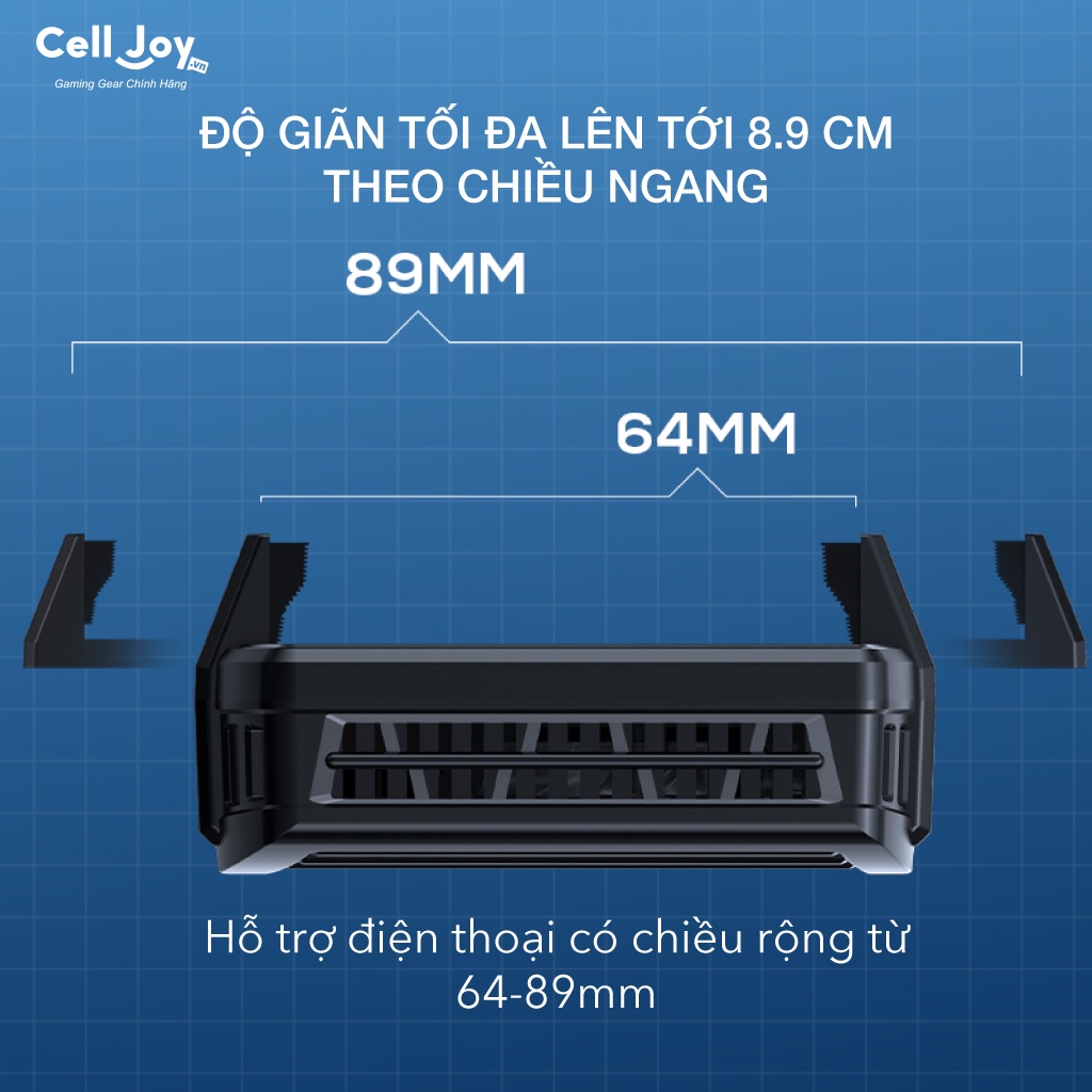 Tản nhiệt điện thoại MEMO DL10 sử dụng pin sạc sò lạnh tản nhiệt chuyên game