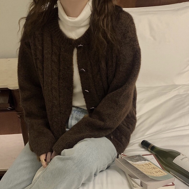 CARDIGAN LEN MỀM MỊN