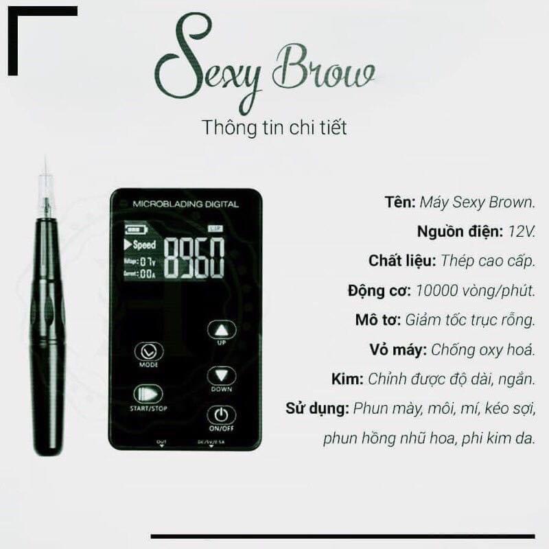 Sexy brows máy phun xăm kỹ thuật số tạo hạt kéo sợi phun môi siêu nét(HÀNG CHÍNH HÃNG)