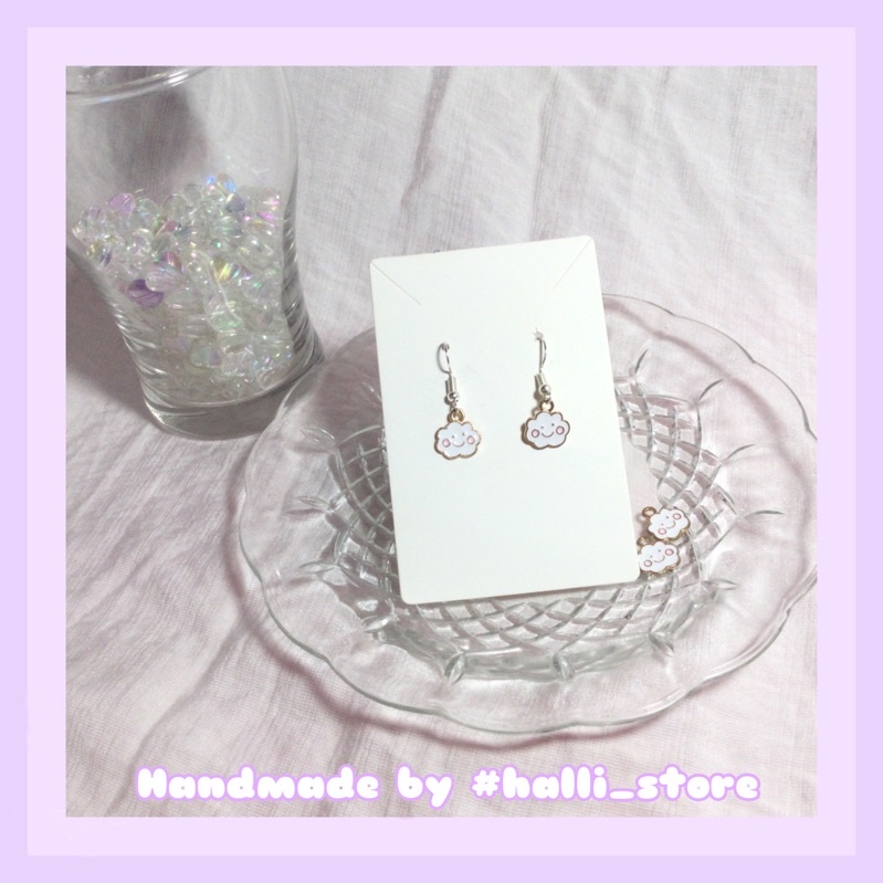 Khuyên tai hình đám mây đáng yêu by @halli_store