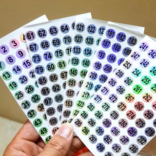 Tem dán số chai sơn mới về hàng ( từ số 1-300)