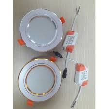 Đèn led âm trần 110/9w viền vàng / viền bạc Rạng Đông