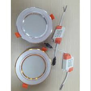Đèn downlight viền bạc / vàng 90/7w