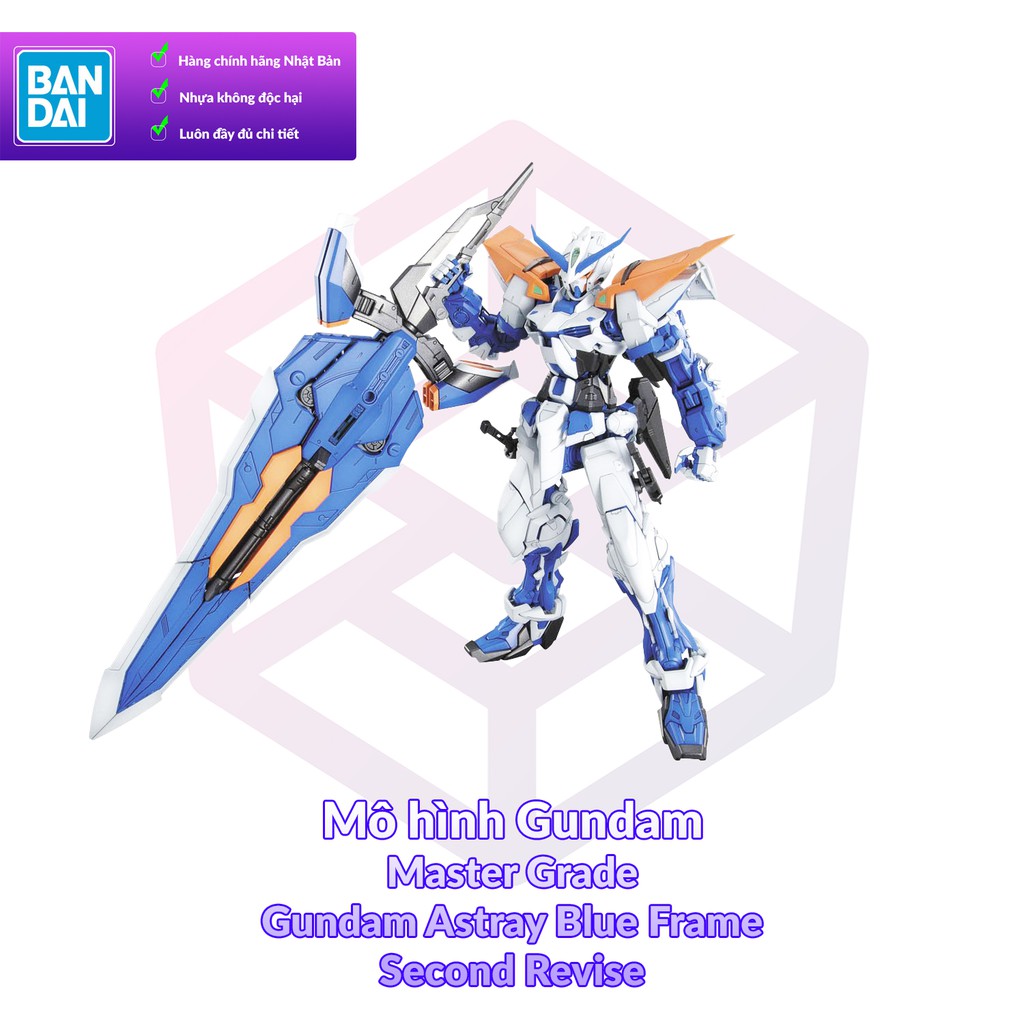 Mô Hình Gundam Bandai MG Gundam Astray Blue Frame Second Revise 1/100 SEED vs Astray [GDB] [BMG]