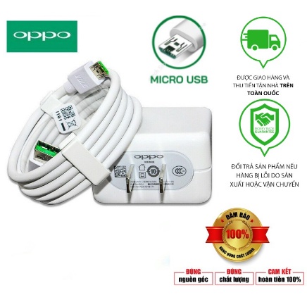 BỘ SẠC VOOC OPPO R15 - 5V 4A - Cam kết loại xịn- SẠC OPPO F9, F11,Neo 3; Neo 5; N3; R3; R5; R7; Sạc vooc 3.0 zin máy