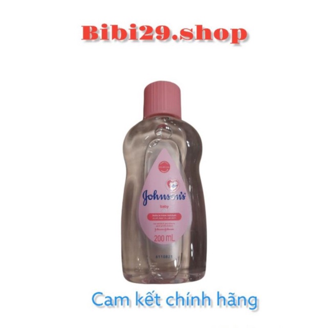 Dầu dưỡng ẫm massage Johnson’s Baby Oil 200ml