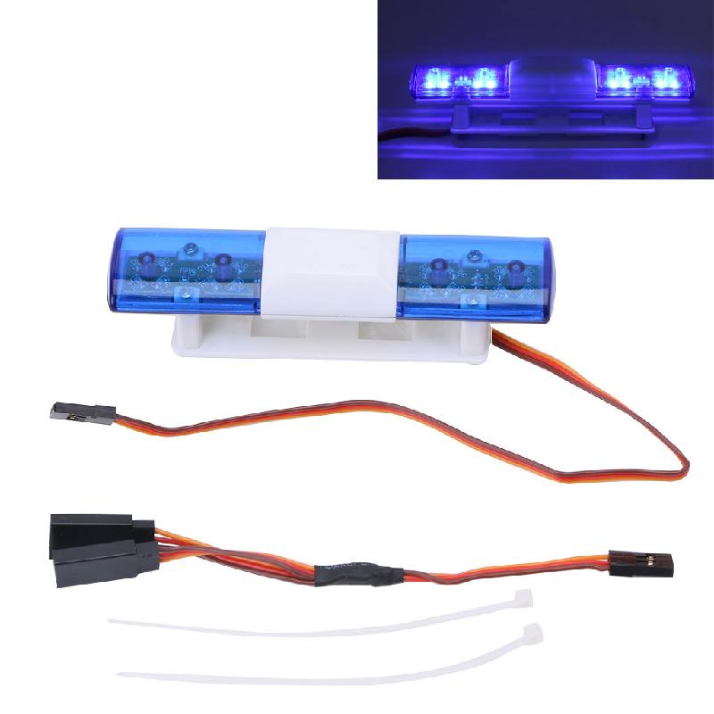 Đèn LED Siêu Sáng Cho Xe Cảnh Sát Điều Khiển Từ Xa 1 / 10 1 / 8 4WD Axial SCX10