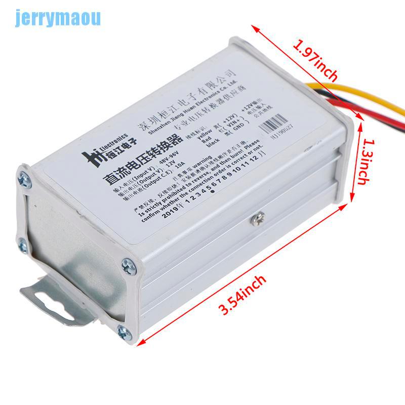 Bộ Chuyển Đổi Điện DC 48V-96V Sang 12V-10A 120W Cho Xe Hơi