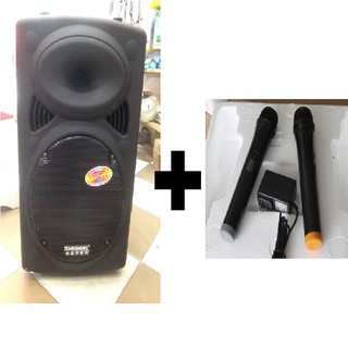 LOA KÉO TEMEISHENG LA–012 tặng 2 mic không dây