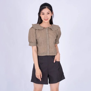 Pt2000 fashion - áo sơ mi nữ tay ngắn