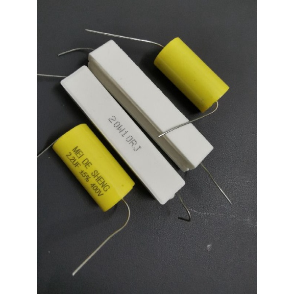 Combo tụ lọc trở sứ dùng cho loa treble 250, 350, 450, 750