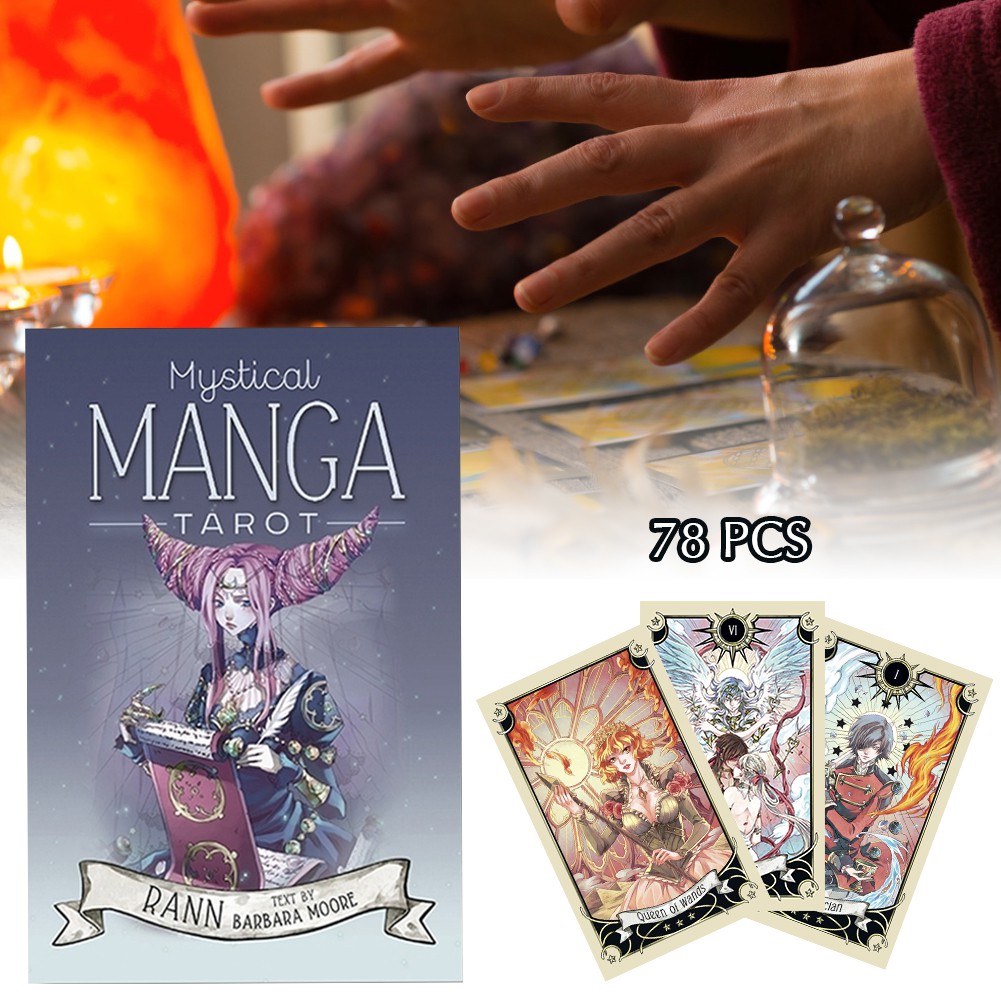 Bộ bài tarot 78 thẻ huyền bí chơi game bền bỉ chất lượng cao