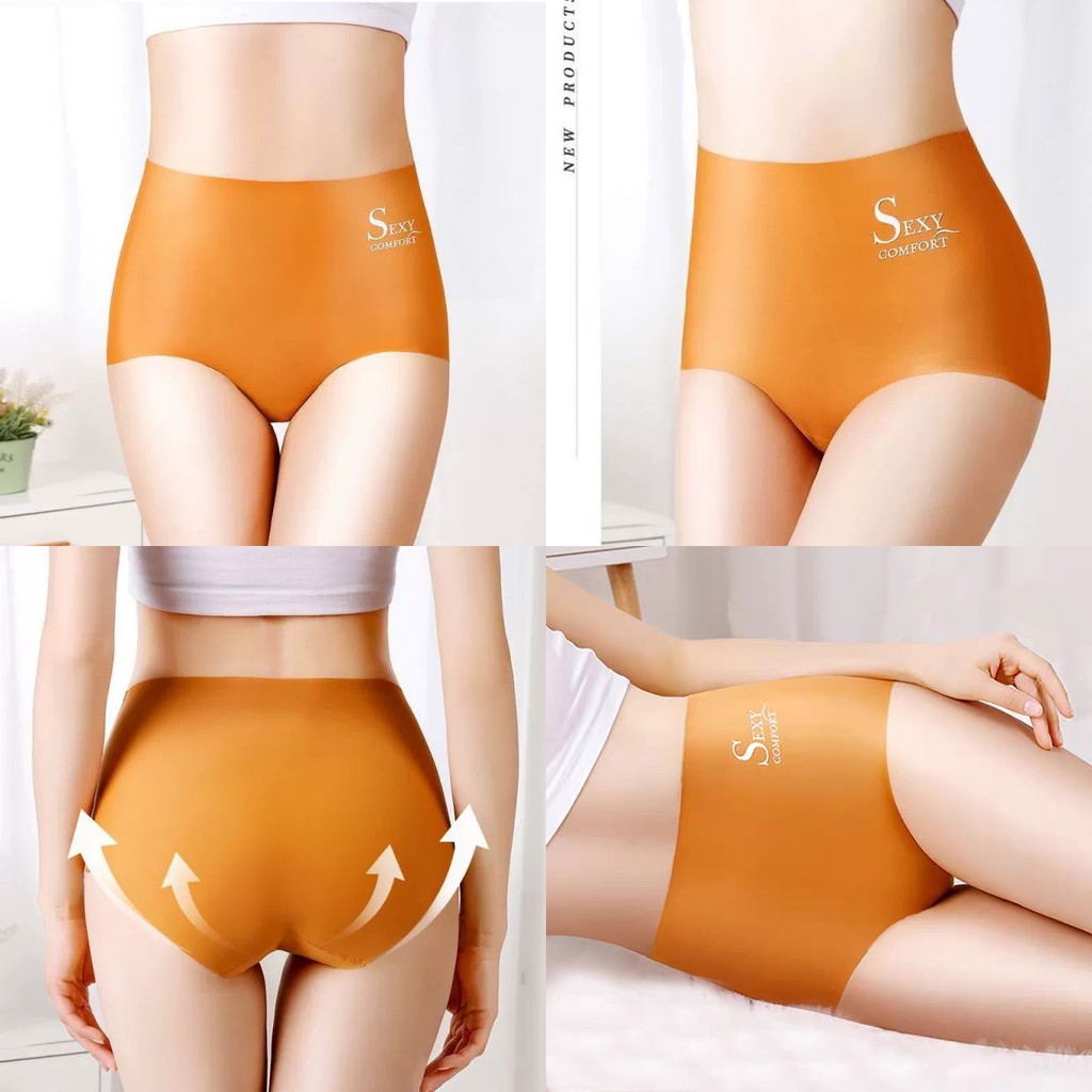 Quần lót đúc su cạp cao, gen bụng, nâng mông, ko đường may,không viền kháng khuẩn - Hàng Loại 1 - Mã FLQ37 | BigBuy360 - bigbuy360.vn