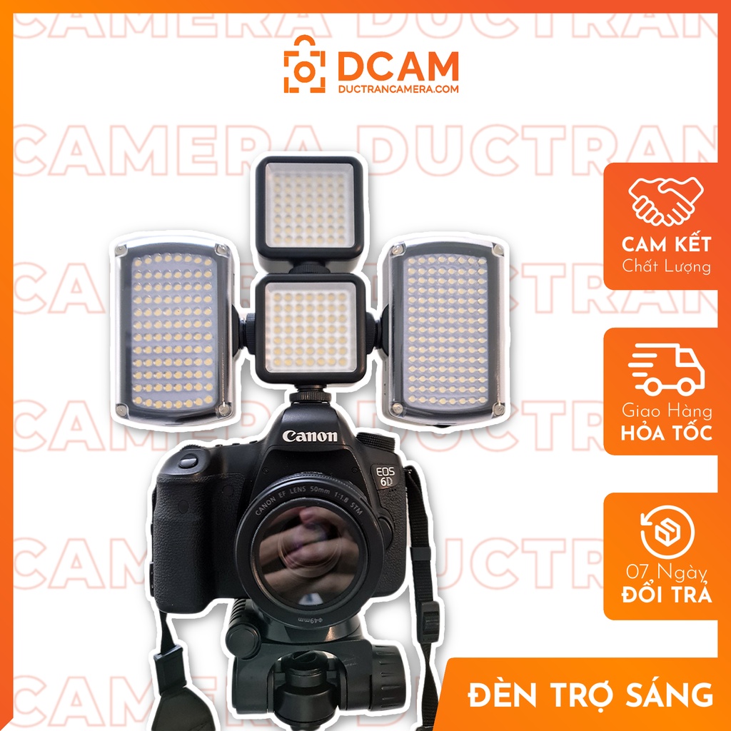 Đèn Led Trợ Sáng Quay Chụp - Giải pháp thay thế đèn Flash máy ảnh DSLR