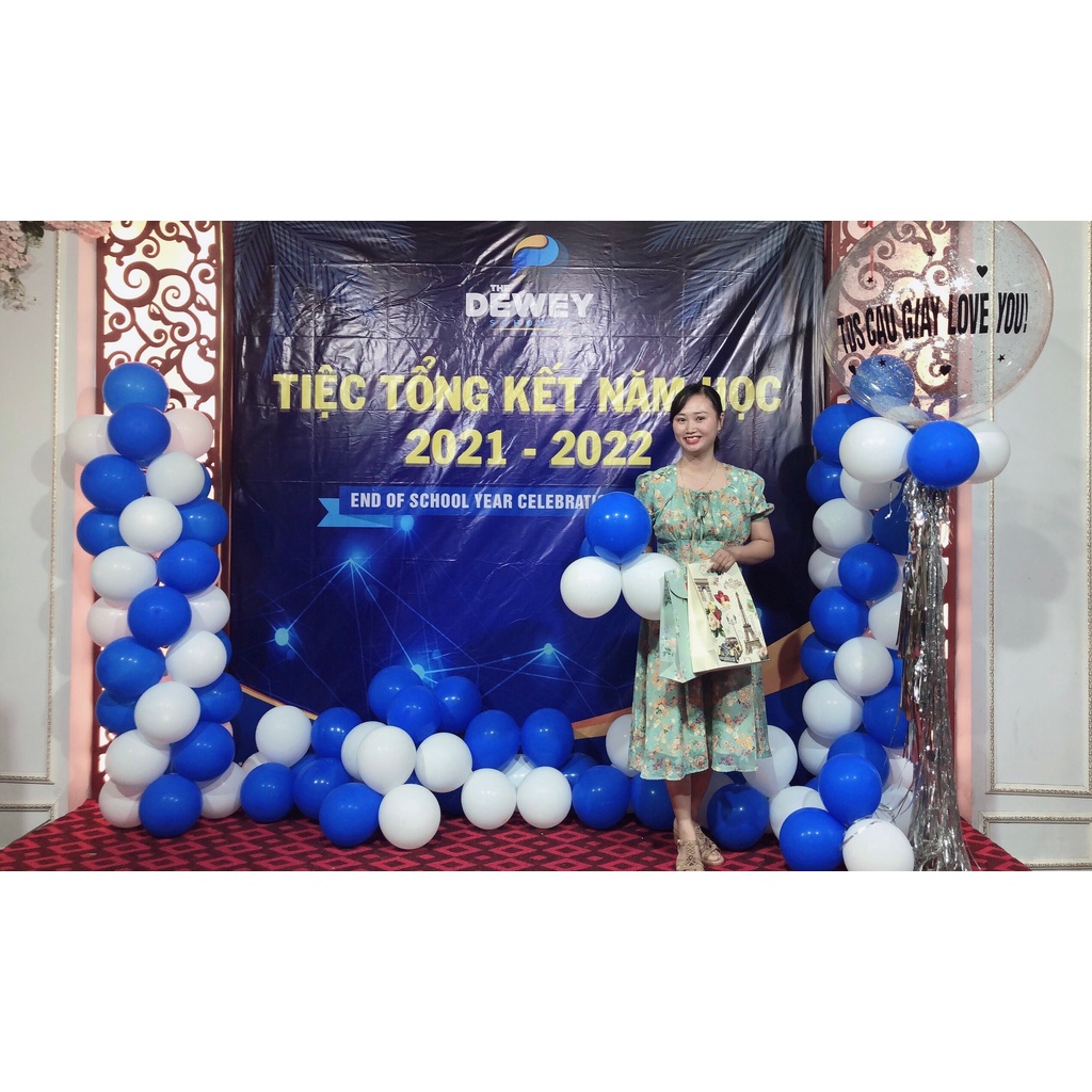 Bóng bay jumbo - bóng jumbo trong suốt 36inchs bơm to 90cm in decal và nhũ trang trí sinh nhật, đám cưới