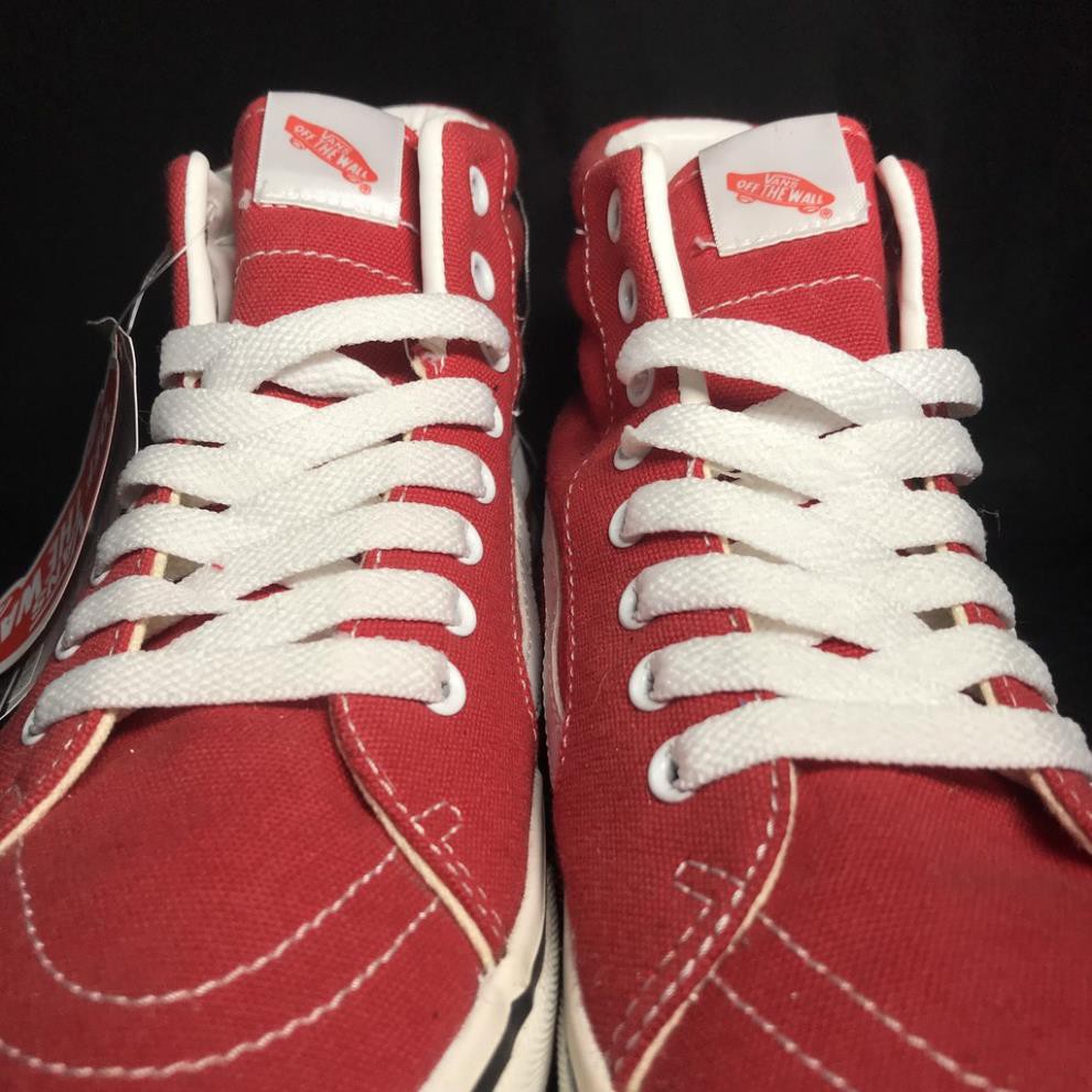 Giày Vans Old School Cao Cổ Red Đỏ | Ảnh thật - Full Box - Freeship Có Sẵn ⚡ CHẤT sịn : 2021 ' ¹ $ * ࿋ོ༙ ` '