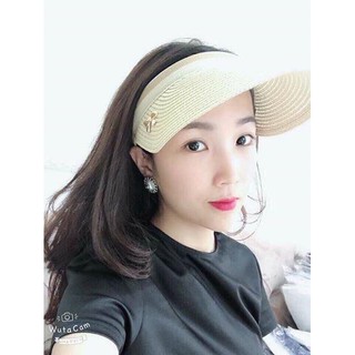 NÓN MŨ RỘNG VÀNH BẰNG CÓI THỜI TRANG HÀN QUỐC