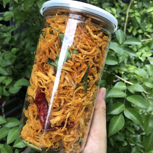 Khô gà lá chanh hũ pet 250gr