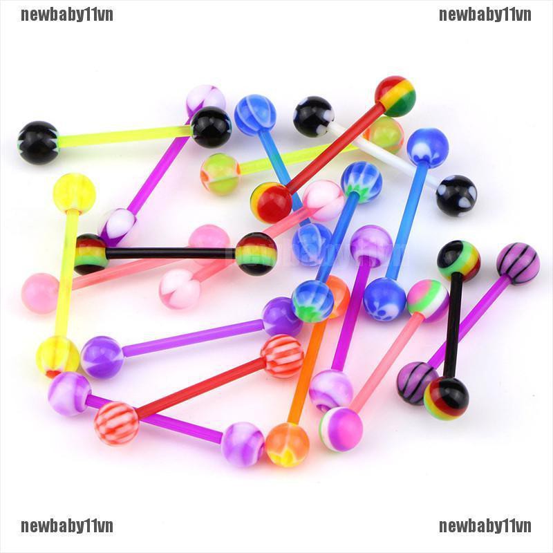 Set 20 Khuyên Cơ Thể Nhiều Màu Sắc