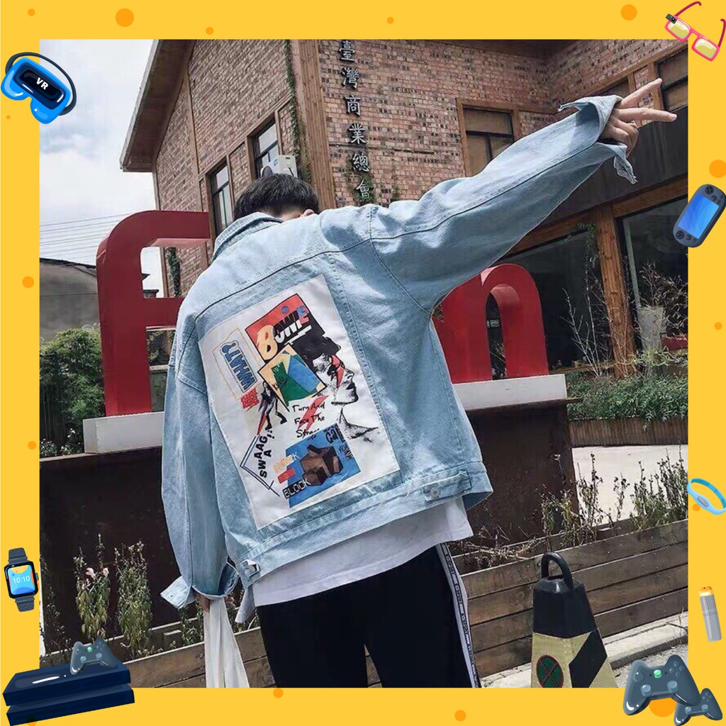 [Hàng Loại 1] Áo Khoác Jean Nam Unisex Đẹp Mã 6 Cao Cấp Giá Rẻ Hàng Chuẩn Shop Y Hình