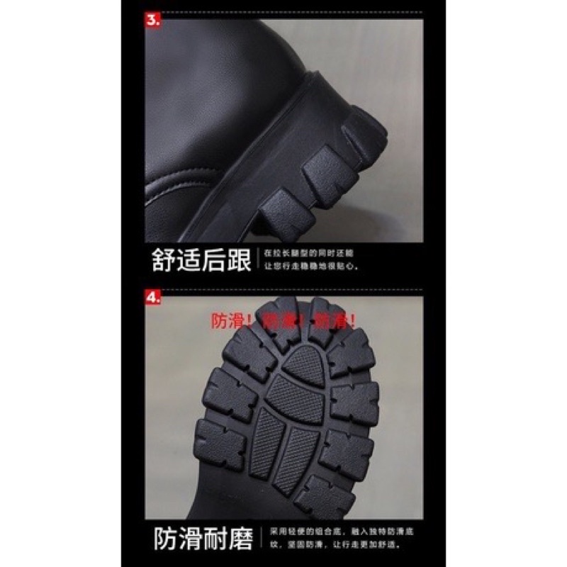 Boots ulzzang B10 đế răng cưa 5.5cm ( sẵn hàng) A6