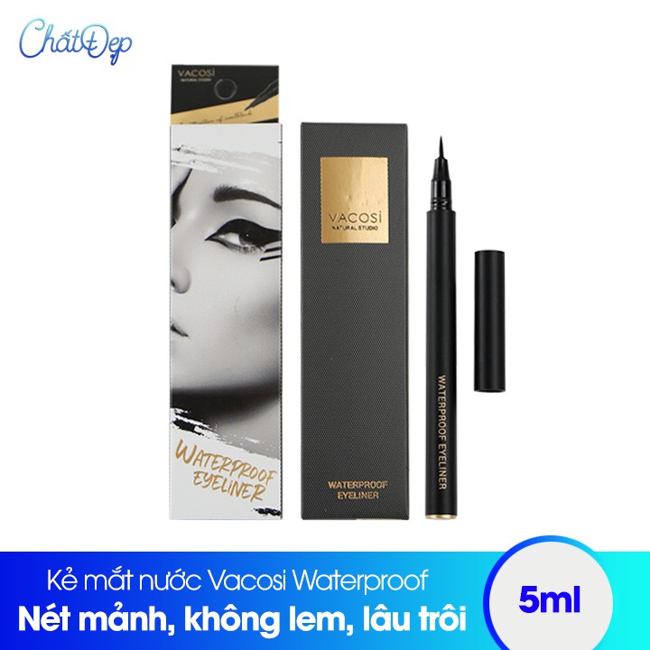 Kẻ mắt nước Vacosi Waterproof Eyeliner VM19