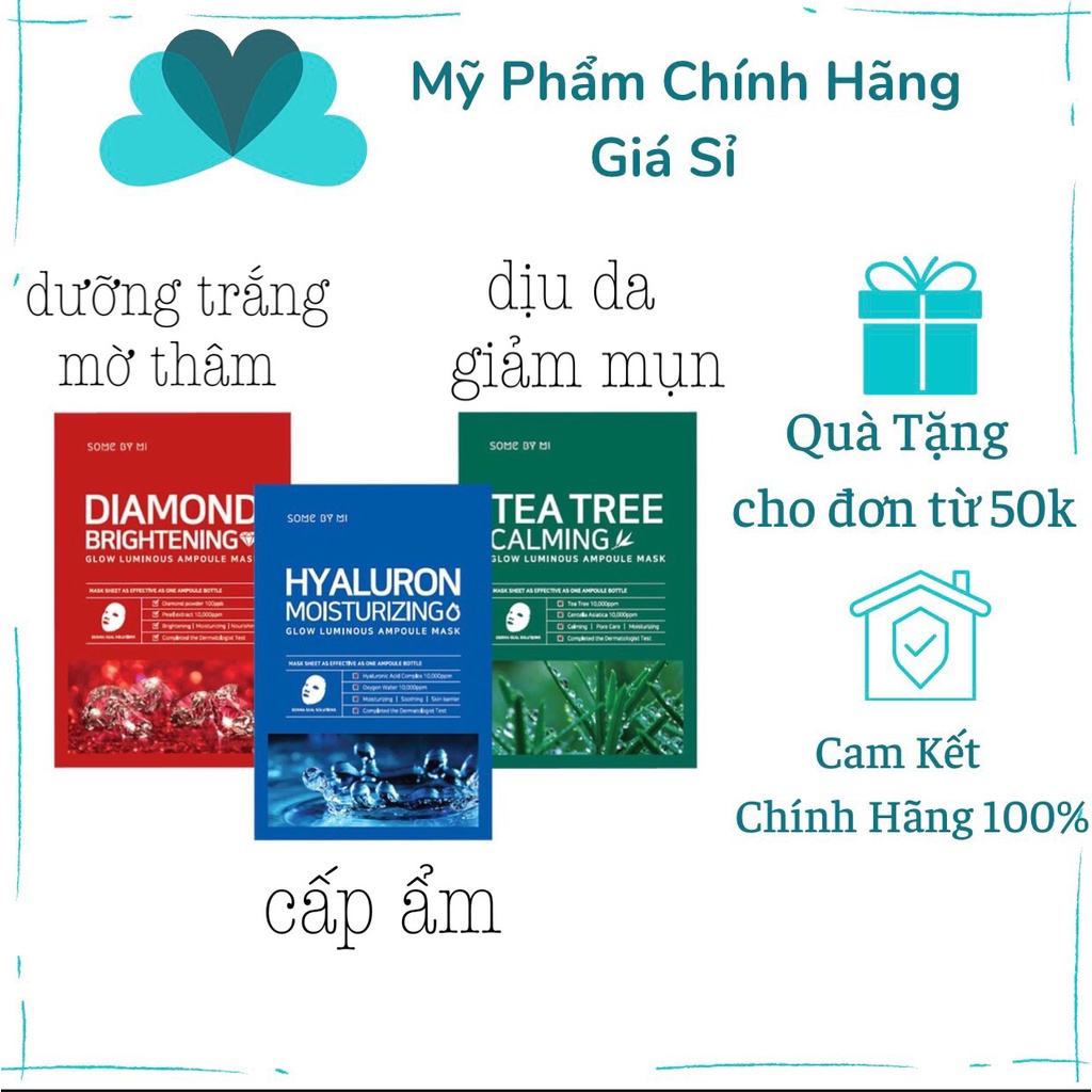 Mặt nạ Some By Mi Tea Tree Calming Glow Luminous Ampoule Mask