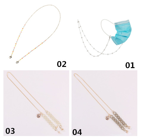 Chuỗi Dây Đeo Khẩu Trang Hình Trái Tim Đính Ngọc Trai Đơn Giản Phong Cách Hàn Quốc Cho Nữ | BigBuy360 - bigbuy360.vn