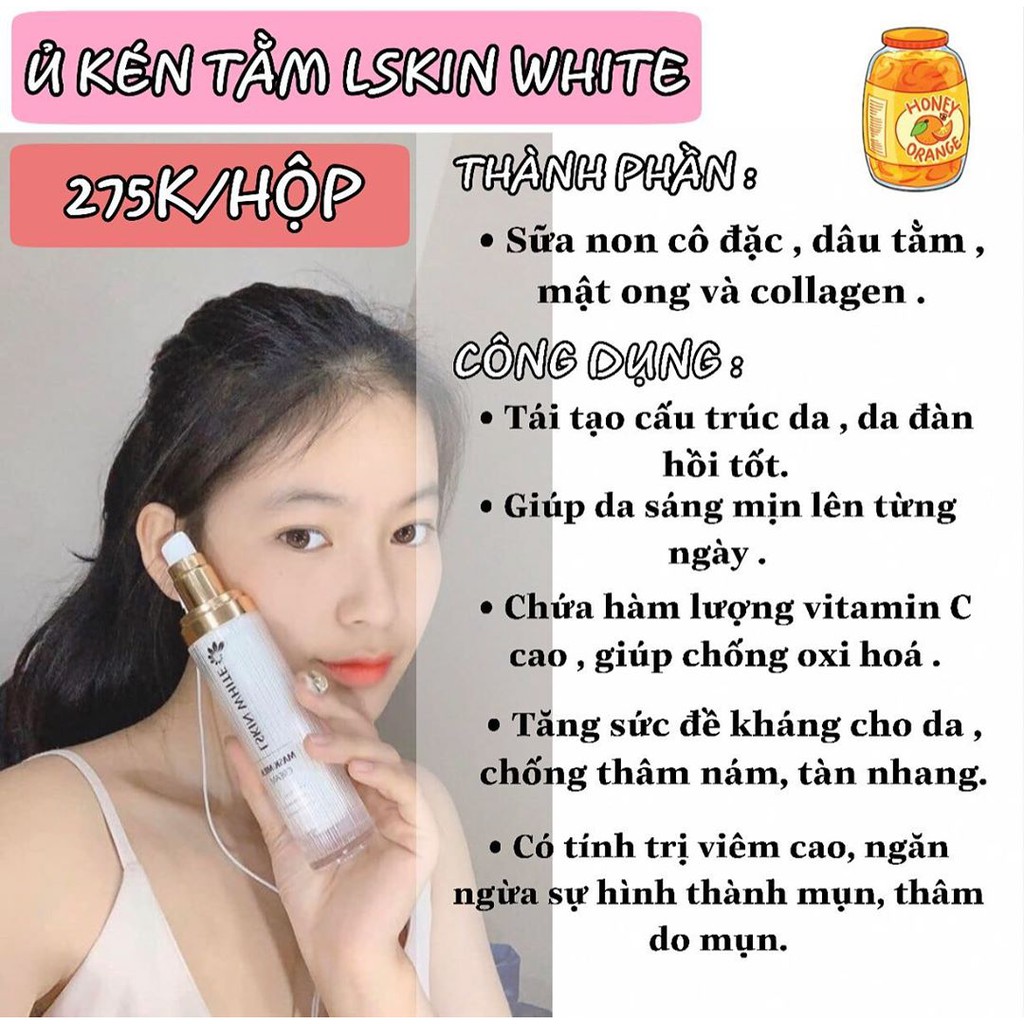 [Chính Hãng] Ủ kén tằm trắng da LSkin White | BigBuy360 - bigbuy360.vn